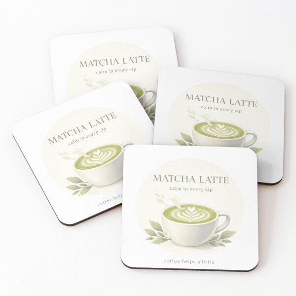 Item preview, Matcha Latte designed and sold by BrewmarkStudio.