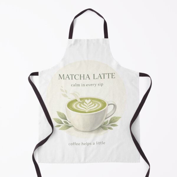 Artikelvorschau, Matcha Latte entworfen und verkauft von BrewmarkStudio.