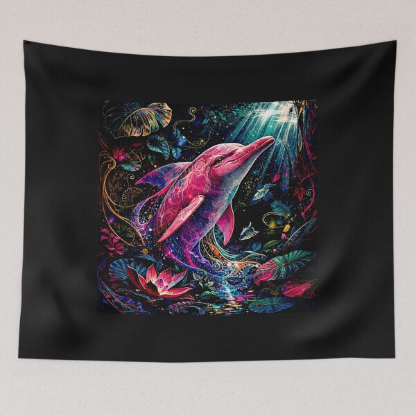 Item preview, Abyssal Dream of the Pink Amazonian River Dolphin #4 designed and sold by Helios Be. Lavsh.