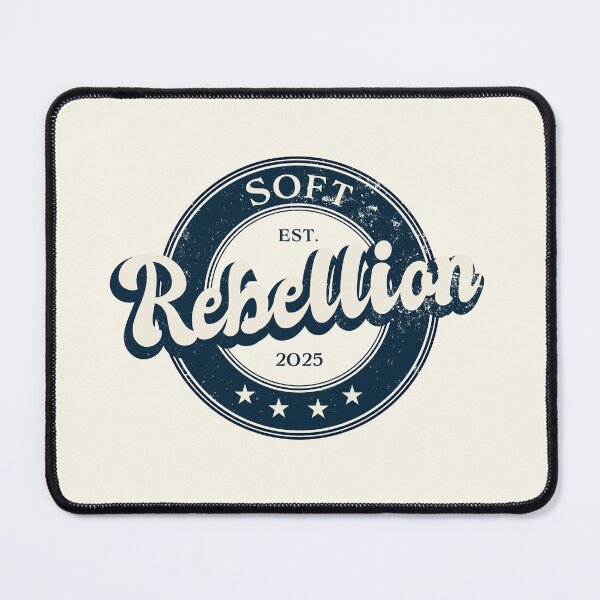 Item preview, Soft Rebellion – Vintage Retro Typography designed and sold by knag_sunpetal.
