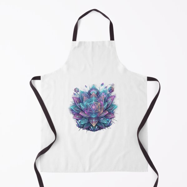 Item preview, Fractal Neon Mandala Lotus designed and sold by Prism-Bubble.
