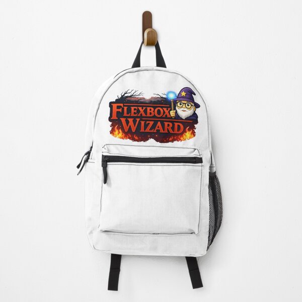 Item preview, Flexbox Wizard – Funny CSS Developer Sticker designed and sold by Offline Theory.