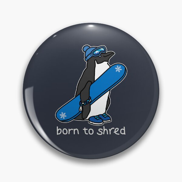 Item preview, Penguin Born to Shred designed and sold by ellenhenry.