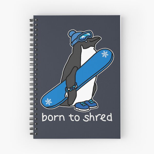 Item preview, Penguin Born to Shred designed and sold by ellenhenry.
