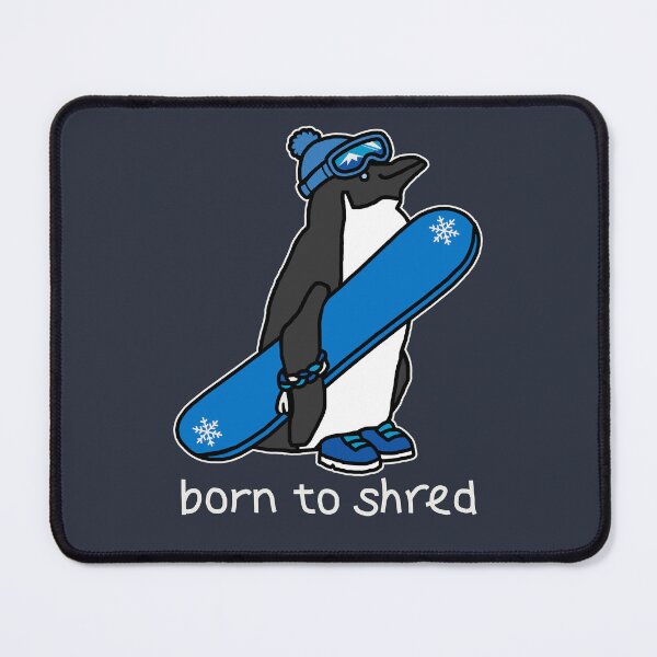 Item preview, Penguin Born to Shred designed and sold by ellenhenry.