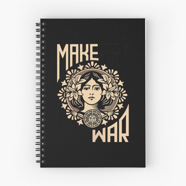Item preview, Make Art Not War Symbol  designed and sold by ALIHAIDER111.