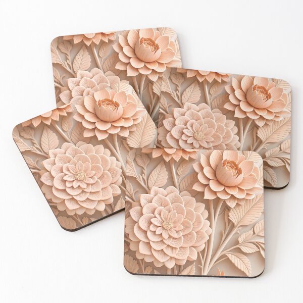 Item preview, Vintage Peach Blossom Botanical Pattern designed and sold by Bronze-Starr.