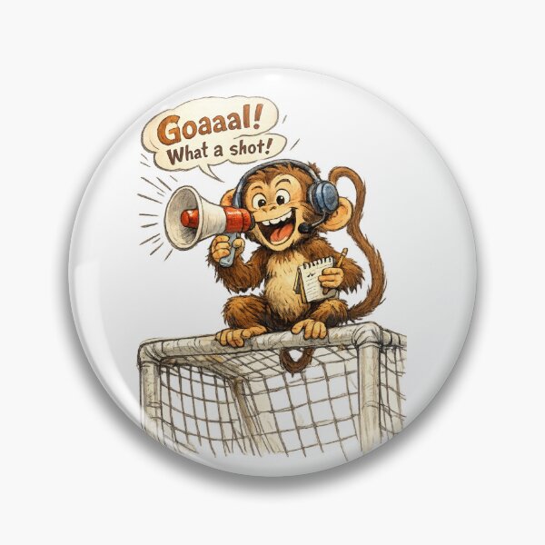 Item preview, Monkey Soccer Commentator designed and sold by photoparadise22.
