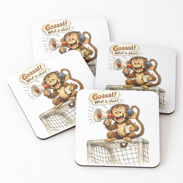 Item preview, Monkey Soccer Commentator designed and sold by photoparadise22.