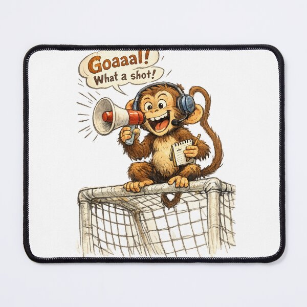 Item preview, Monkey Soccer Commentator designed and sold by photoparadise22.