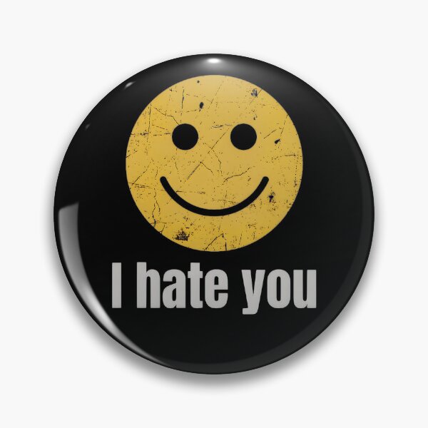 Item preview, I Hate You Smiley Face designed and sold by friedcactstudio.