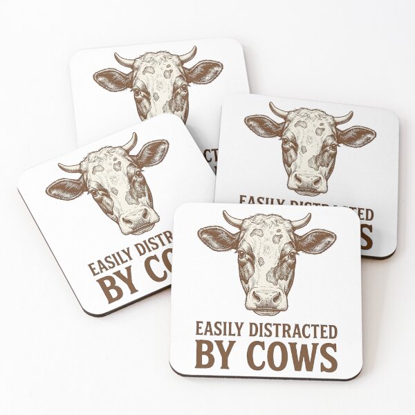 Item preview, Easily Distracted By Cows  designed and sold by friedcactstudio.