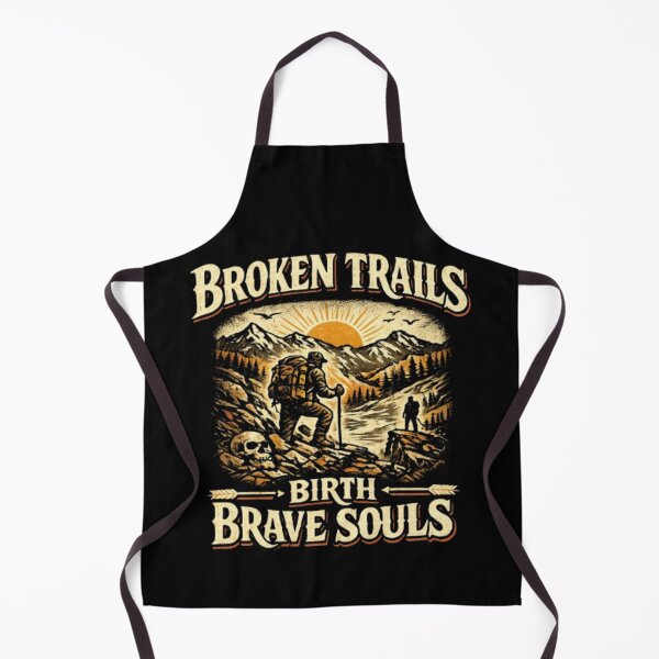 Item preview, Broken trails birth brave souls motivational designed and sold by Obiechefu.