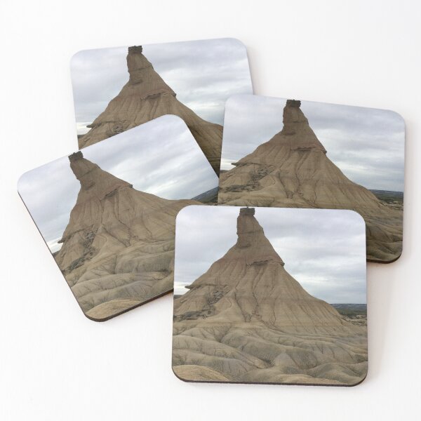 Item preview, Eroded Peak In Bardenas Reales Natioal Park Spain. Landscape Travel Photograph designed and sold by Bwananyoka.
