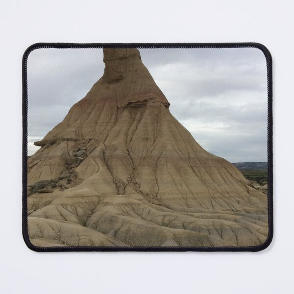 Item preview, Eroded Peak In Bardenas Reales Natioal Park Spain. Landscape Travel Photograph designed and sold by Bwananyoka.