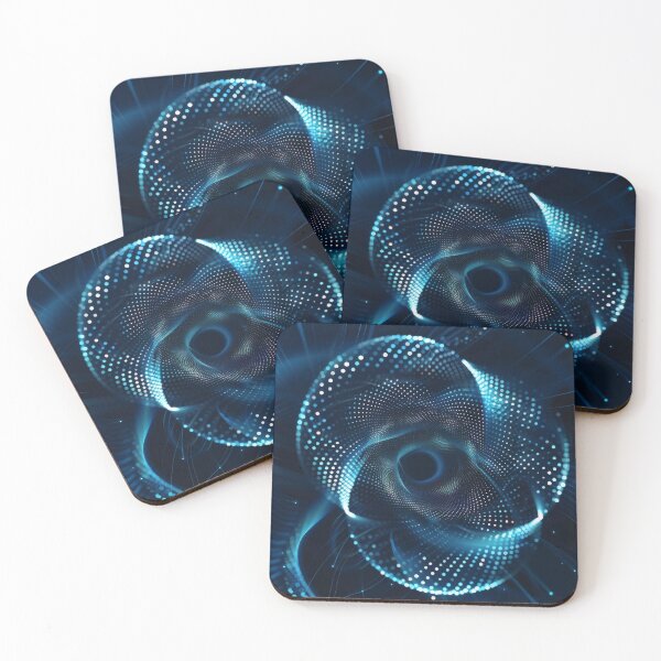 Item preview, Quantum Spirals – The Glow of Singularities designed and sold by CosmicGlyph.