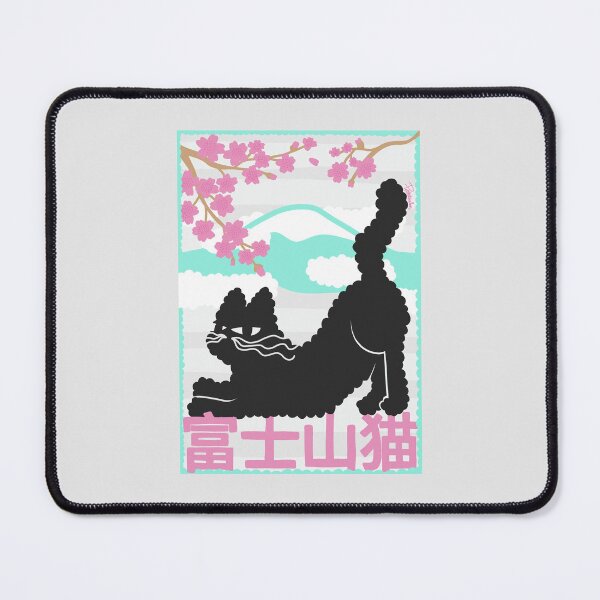 Item preview, Black Cat of Mount Fuji designed and sold by petiteToulon.