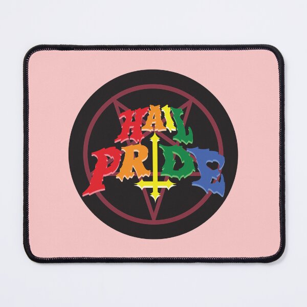 Item preview, HAIL PRIDE! (Rainbow/Queer Flag) designed and sold by Fizzila-Cochon.