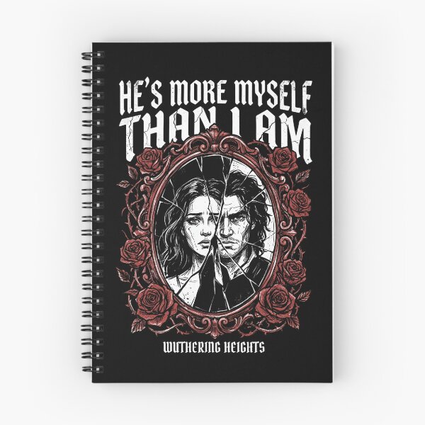 Item preview, Wuthering Heights He's More Myself Than I Am Broken Mirror Quote designed and sold by Fenay Designs.
