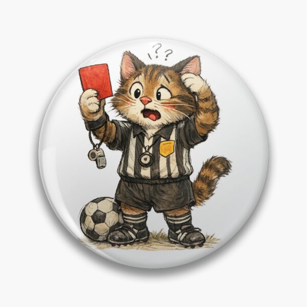 Item preview, Confused Cat Referee designed and sold by photoparadise22.