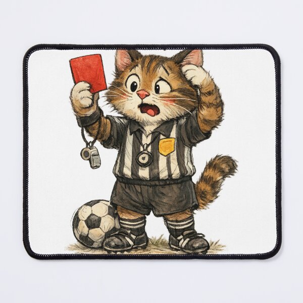 Item preview, Confused Cat Referee designed and sold by photoparadise22.