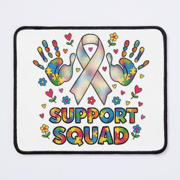 Item preview, Support Squad Autism Acceptance Autistic designed and sold by Thread&Fable.