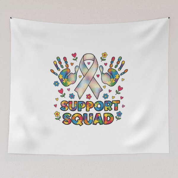 Item preview, Support Squad Autism Acceptance Autistic designed and sold by Thread&Fable.