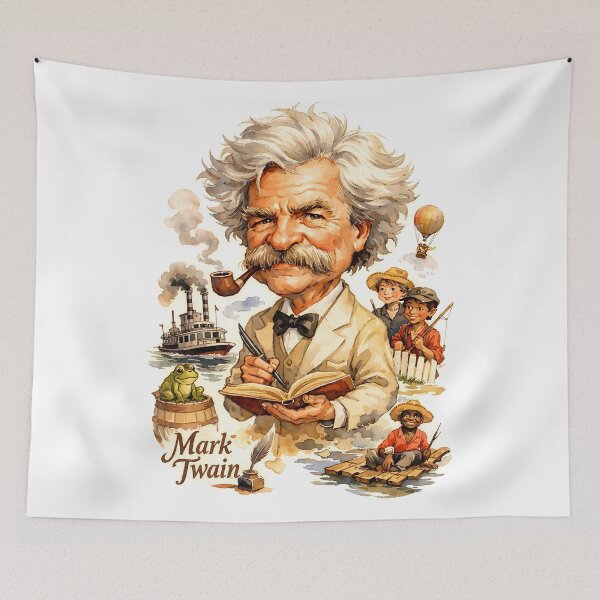 Item preview, Mark Twain designed and sold by Sarcastic designs.