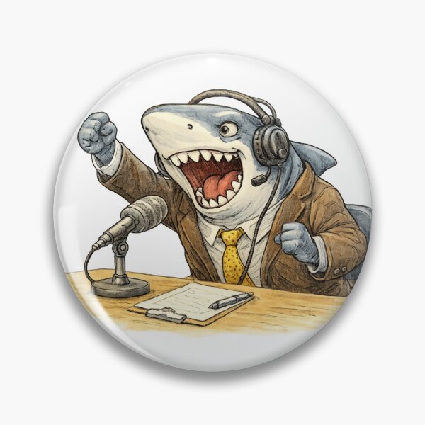 Item preview, Shark Sports Commentator designed and sold by photoparadise22.