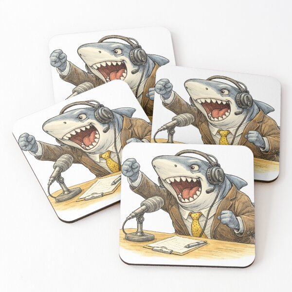 Item preview, Shark Sports Commentator designed and sold by photoparadise22.