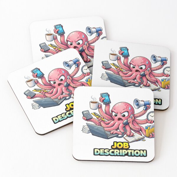 Item preview, Job Description Funny Multitasking Octopus Meme designed and sold by the-dovlat.