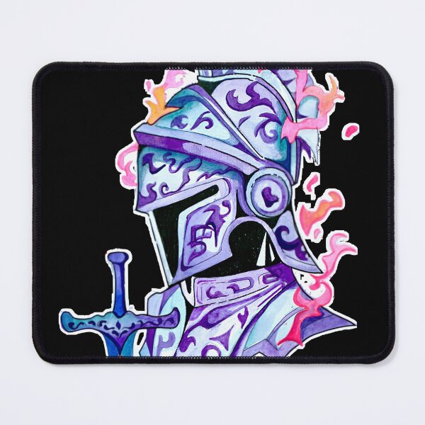 Item preview, The Knight and his sword - Dark fantasy warrior art designed and sold by PrashansAsna.