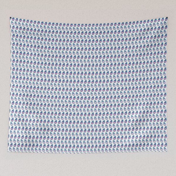 Item preview, Blue & Pink Love Tears on White designed and sold by Digitalmyth's Designs.