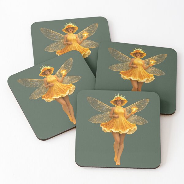 Item preview, Chanterelle fairy designed and sold by Svamptant.