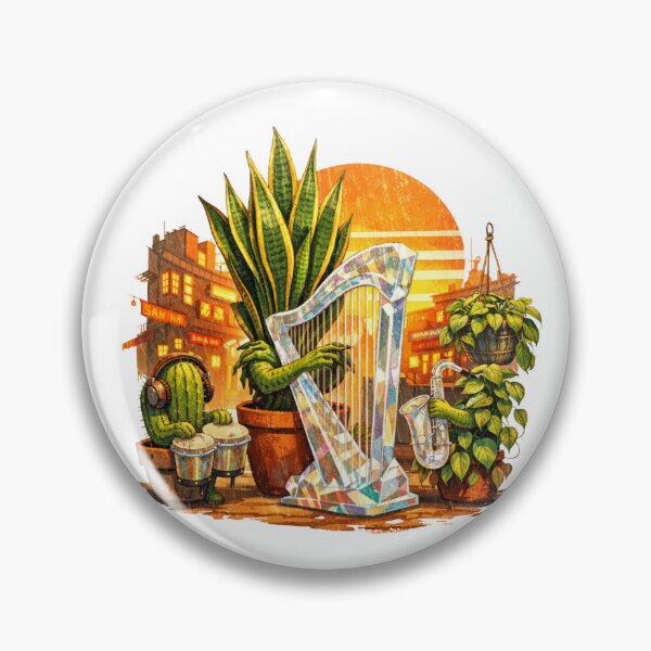 Item preview, Creative Vintage 70s Retro Indoor Plants Design - Unique Artwork designed and sold by sabily.