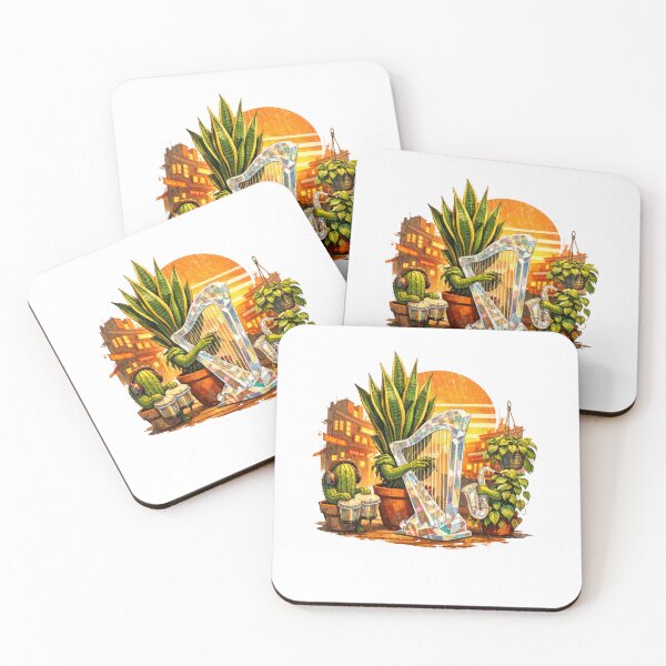 Item preview, Creative Vintage 70s Retro Indoor Plants Design - Unique Artwork designed and sold by sabily.