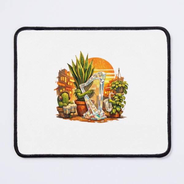 Item preview, Creative Vintage 70s Retro Indoor Plants Design - Unique Artwork designed and sold by sabily.