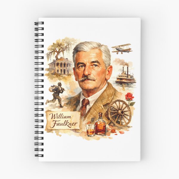 Item preview, William Faulkner designed and sold by Sarcastic designs.