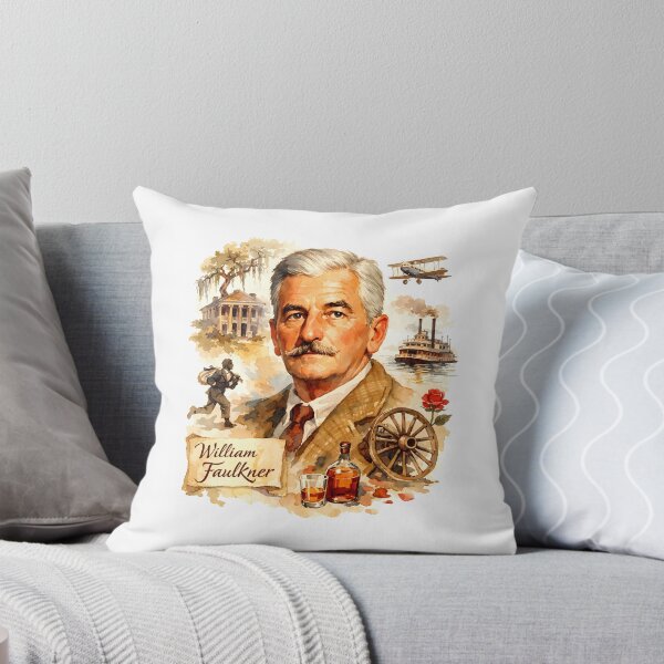 Item preview, William Faulkner designed and sold by Sarcastic designs.