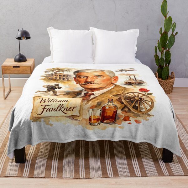 Item preview, William Faulkner designed and sold by Sarcastic designs.
