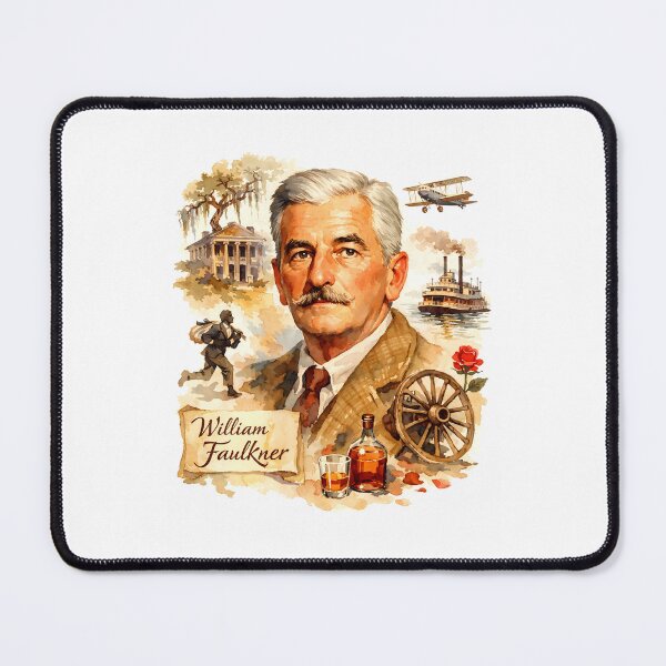 Item preview, William Faulkner designed and sold by Sarcastic designs.