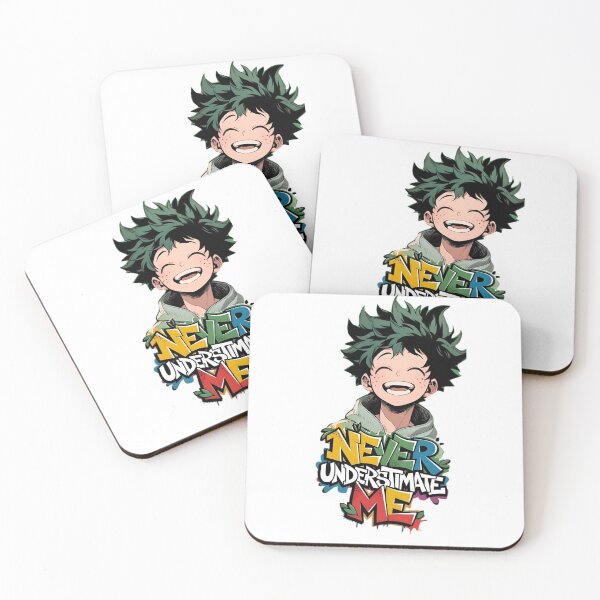 Item preview, Never Underestimate Me – Anime Hero Motivation Quote designed and sold by Dyan4.