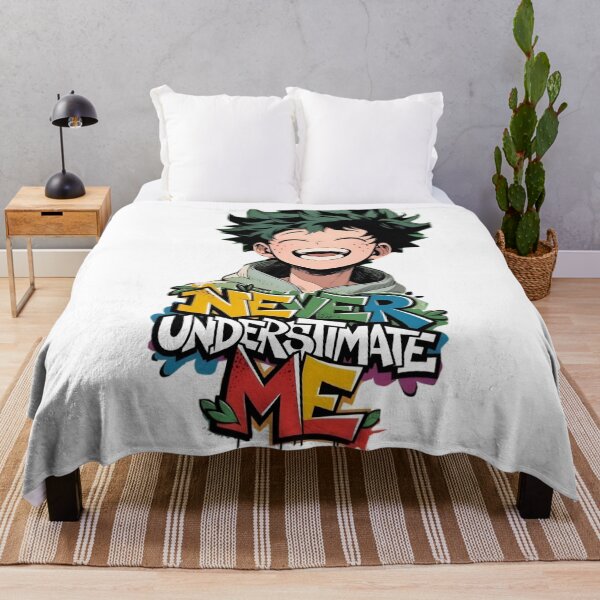 Item preview, Never Underestimate Me – Anime Hero Motivation Quote designed and sold by Dyan4.
