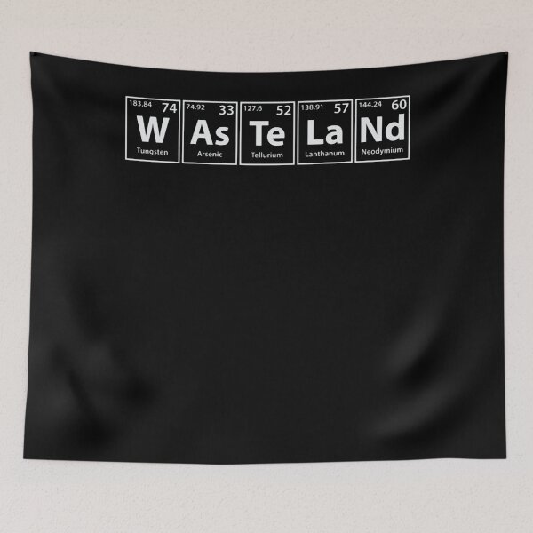 Item preview, Wasteland (W-As-Te-La-Nd) Periodic Elements Spelling designed and sold by trnd X.