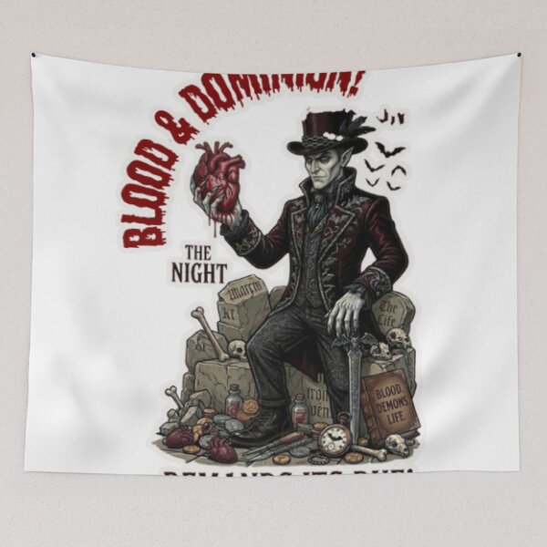 Item preview, Blood and Dominion Gothic Vampire Art designed and sold by ikaysCreative.