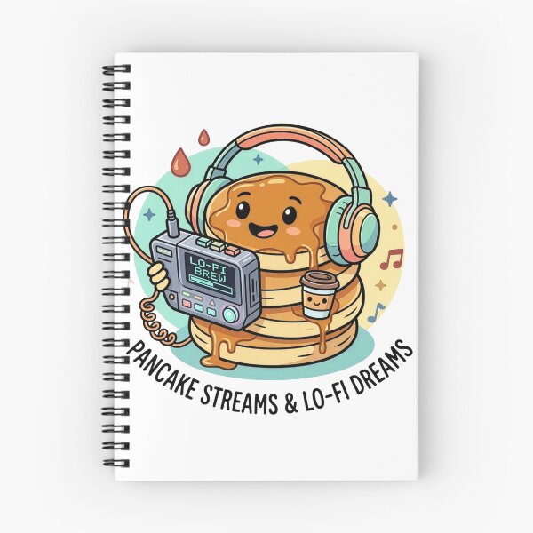 Item preview, Kawaii Pancake Lo-Fi beats cute aesthetic breakfast & music lover designed and sold by Naviora.