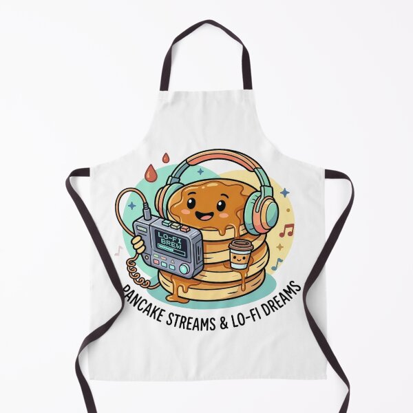 Item preview, Kawaii Pancake Lo-Fi beats cute aesthetic breakfast & music lover designed and sold by Naviora.