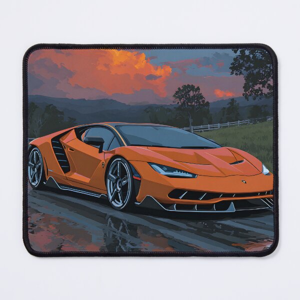 Item preview, Lamborghini Centenario Art Poster – Modern Car Illustration designed and sold by AutoPopStudio.