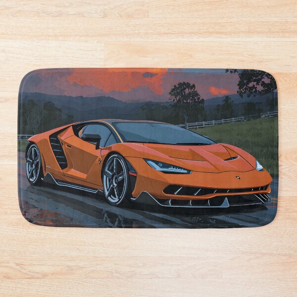 Item preview, Lamborghini Centenario Art Poster – Modern Car Illustration designed and sold by AutoPopStudio.