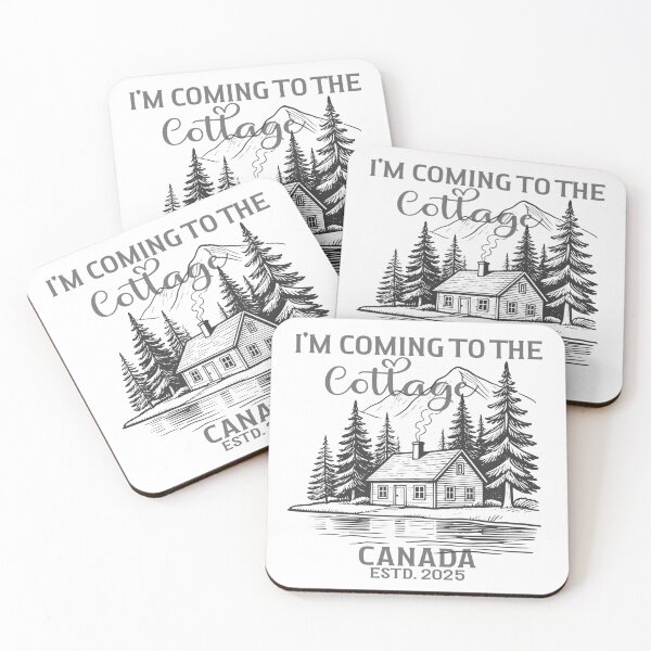 Item preview, Coming Cottage Canada Estd. 2025 Retro Vintage  designed and sold by Colorfulman.